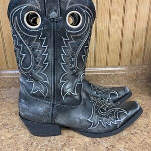 Durango Black and Gray Western Boots